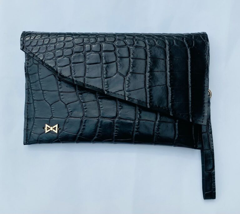 The Indulgence croc skin man purse clutch for men