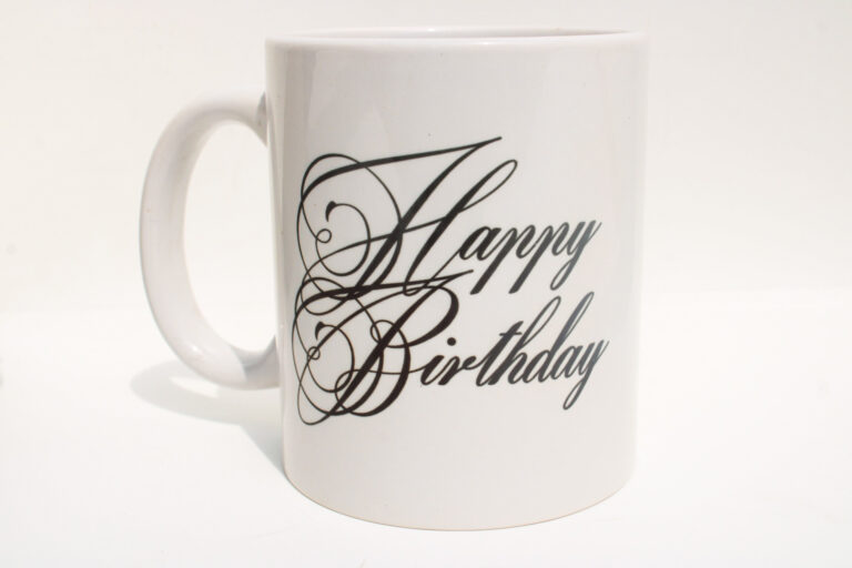 Birthday Mesage Coffee Mug - Happy Birthday
