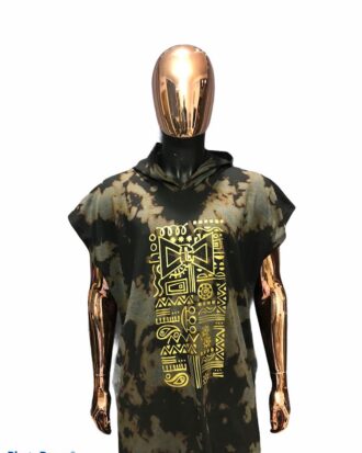 Shoyinka Tie and Dye Danshiki Top