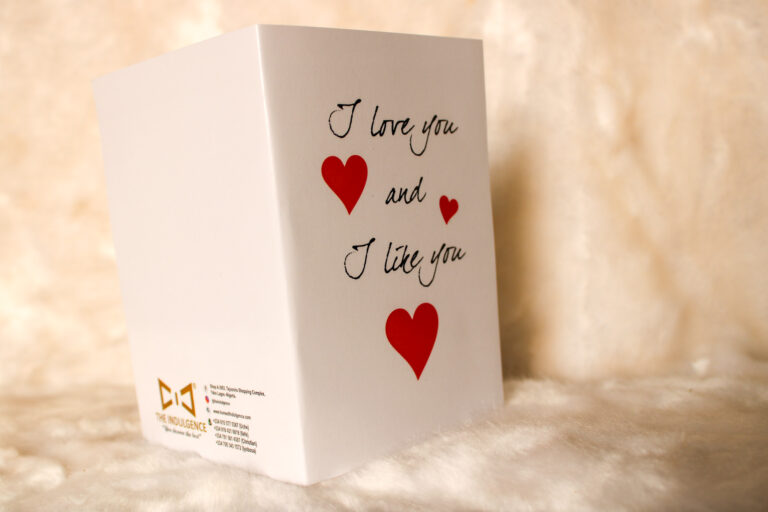 Indulgence Thanks A Lot Card