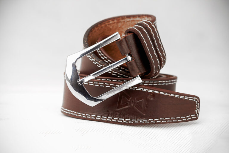 Abdulrasak Indulgence Italian Leather Belt - Brown