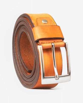 Indulgence Ikponwosa Italian Leather Belt - Brown