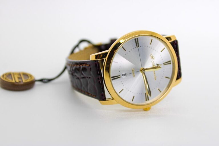 Saint Alexandra Brown Leather Wristwatch - Image 2