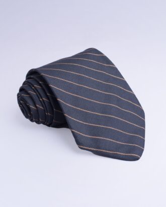 Black & Gold Thin-Stripe-Tie