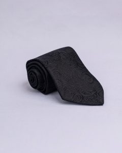 Fakorede Black Paisley Tie