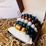 mens bracelet set pluto white black brown bracelet