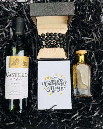 Bashir Luxury Gift Boxes for him in Lagos bracelet wine and perfume