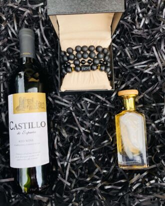Ali Luxury Gift Boxes for him in Lagos bracelet wine and perfume
