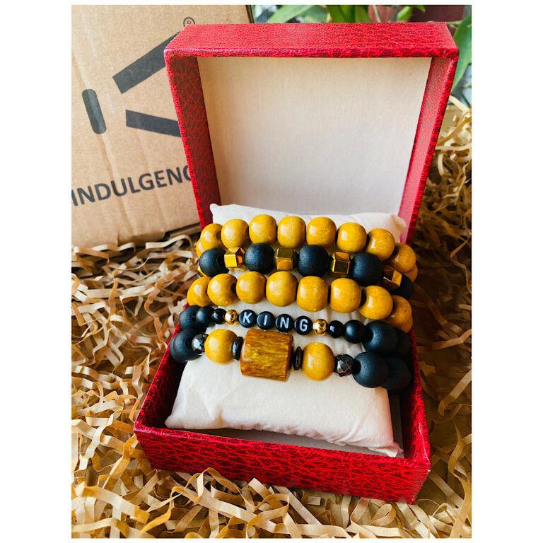 customized brown bracelet for men (Alonso) Theindulgence