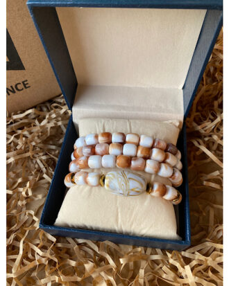 white bracelet for men (marcus) Theindulgence
