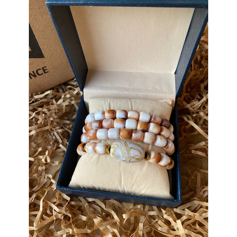white bracelet for men (marcus) Theindulgence
