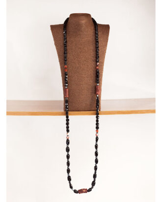 coral-wedding-black-neck-beads-lagos-nigeria
