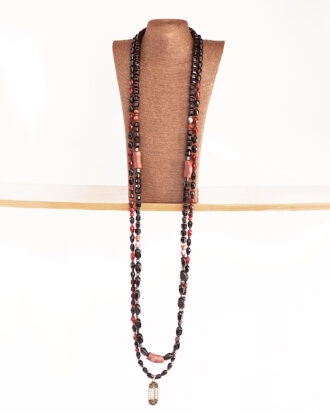 coral-wedding-black-neck-beads-lagos-nigeria