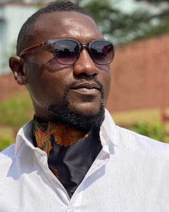 Ascot tie cravat Black Floral