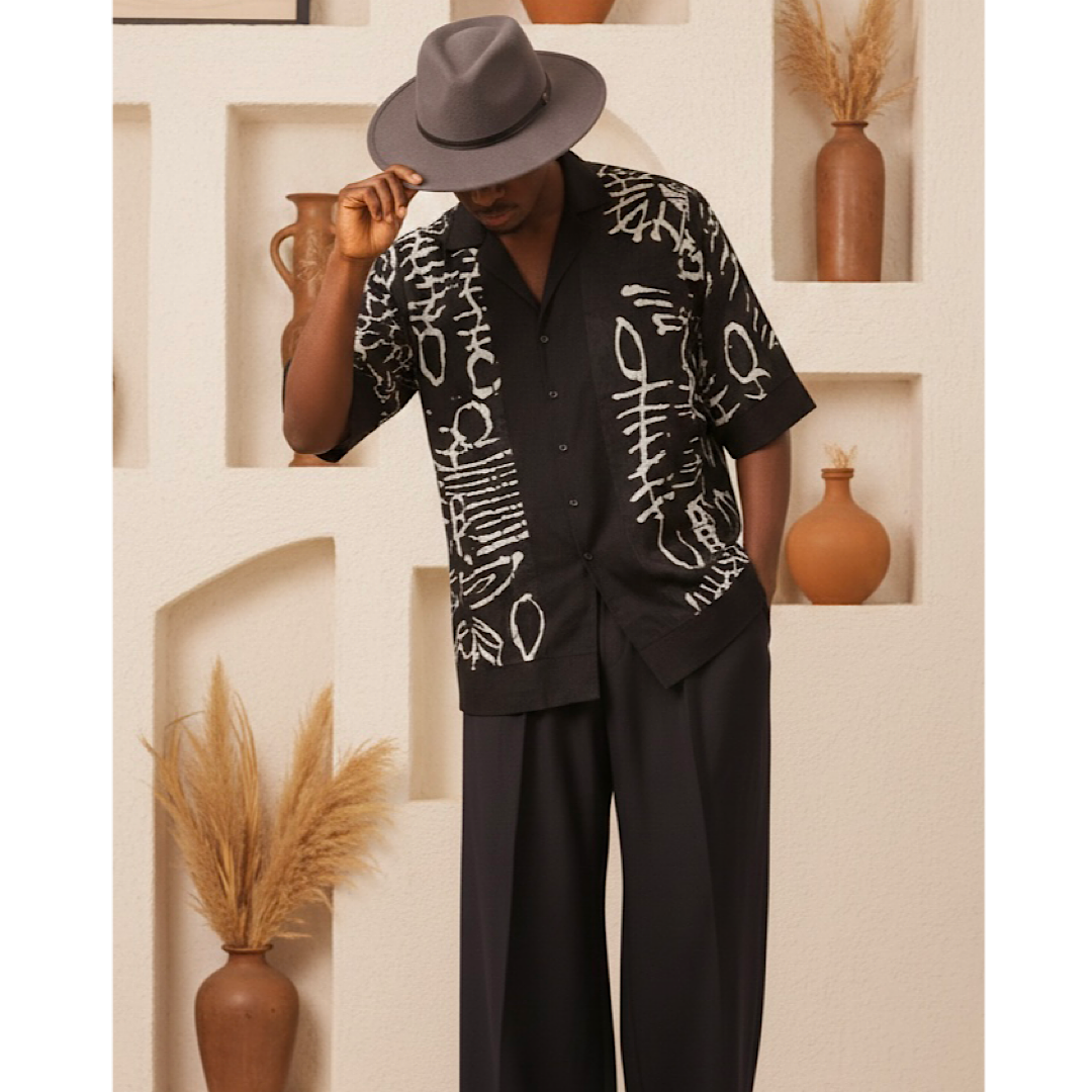 THE INDULGENCE Black 2 piece (3/4 Sleeve ) Papayyy SIG