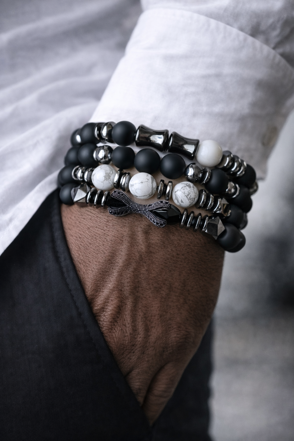 Adetona men bracelet set near me