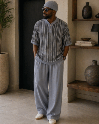 Ash Mens Two Piece Lounge Outfit (Big Boy)