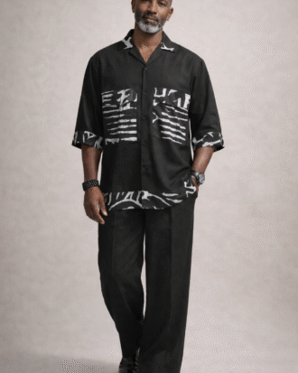 Black mens two piece gen m 2