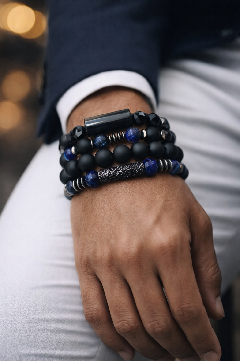 King mswati mens bracelet set