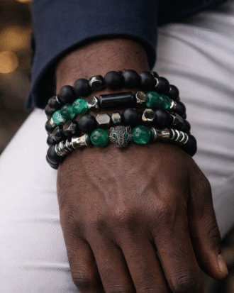 P. kagame gift for men bracelet set