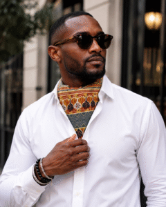 African Print iSquad Ascot Tie