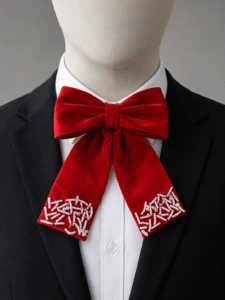 Luxury Wedding Bow Tie (Red)