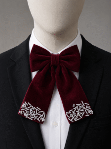 Luxury Wedding Bow Tie (Wine)